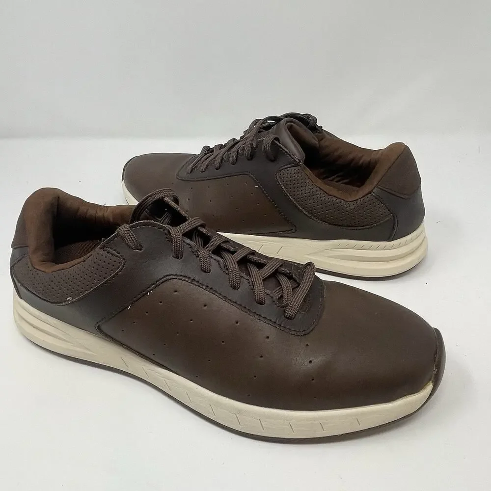 Walter Hagen Golf Shoes Spikeless, Ortholite, Brown Leather, Casual Mens 12